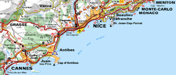 Activity from Menton to Théoule-sur-mer